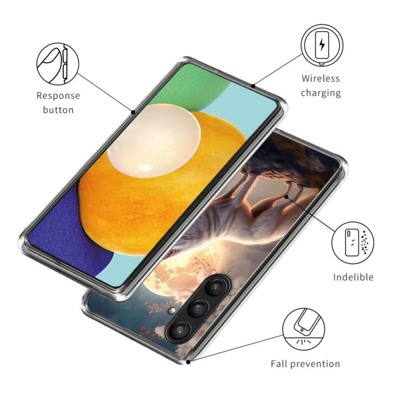 Kryt Samsung Galaxy S25 Plus 5g Vlk V Měsíci