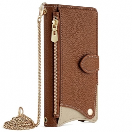 Peněženková Pouzdra Samsung Galaxy S25 Plus 5g Kryty Na Mobil Peněženka S Řetízkem