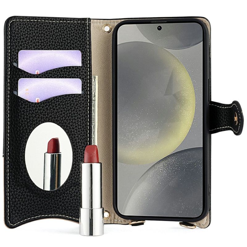 Peněženková Pouzdra Samsung Galaxy S25 Plus 5g Kryty Na Mobil Peněženka S Řetízkem