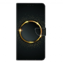 Peněženková Pouzdra Samsung Galaxy S25 Plus 5g Kryty Na Mobil Zlatý Kruh