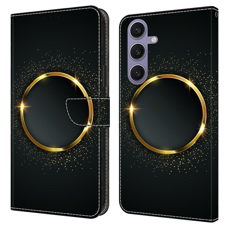 Peněženková Pouzdra Samsung Galaxy S25 Plus 5g Kryty Na Mobil Zlatý Kruh