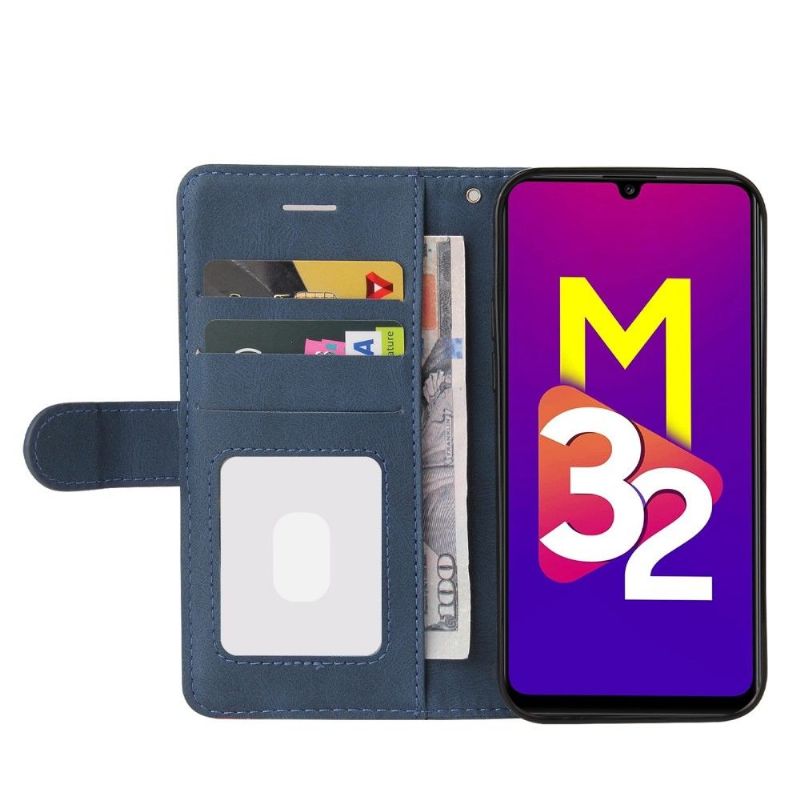 Flipové Pouzdro Na Samsung Galaxy M32 Bicolor Artistic