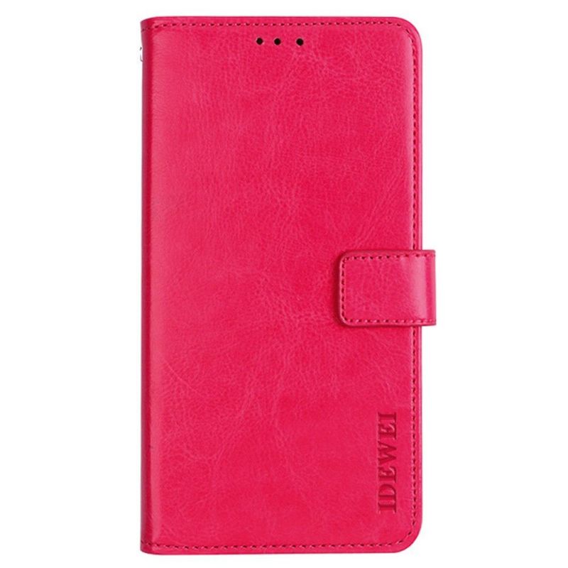 Flipové Pouzdro Na Samsung Galaxy M32 Kožené Pouzdro Kožený Efekt Idewei Folio