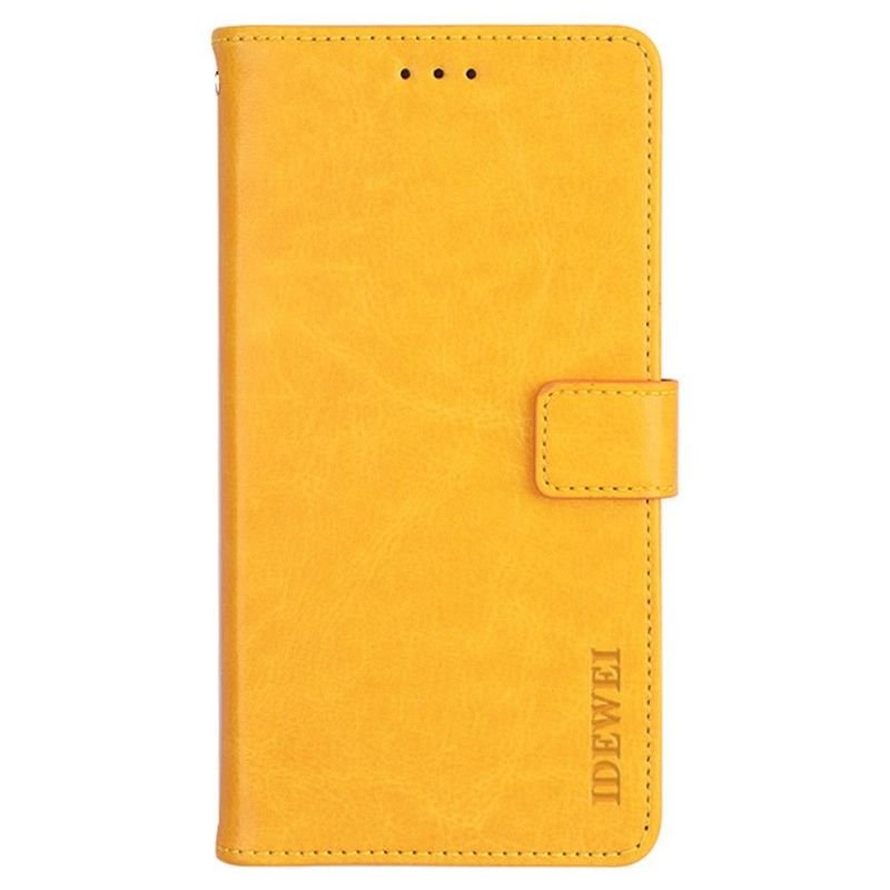 Flipové Pouzdro Na Samsung Galaxy M32 Kožené Pouzdro Kožený Efekt Idewei Folio