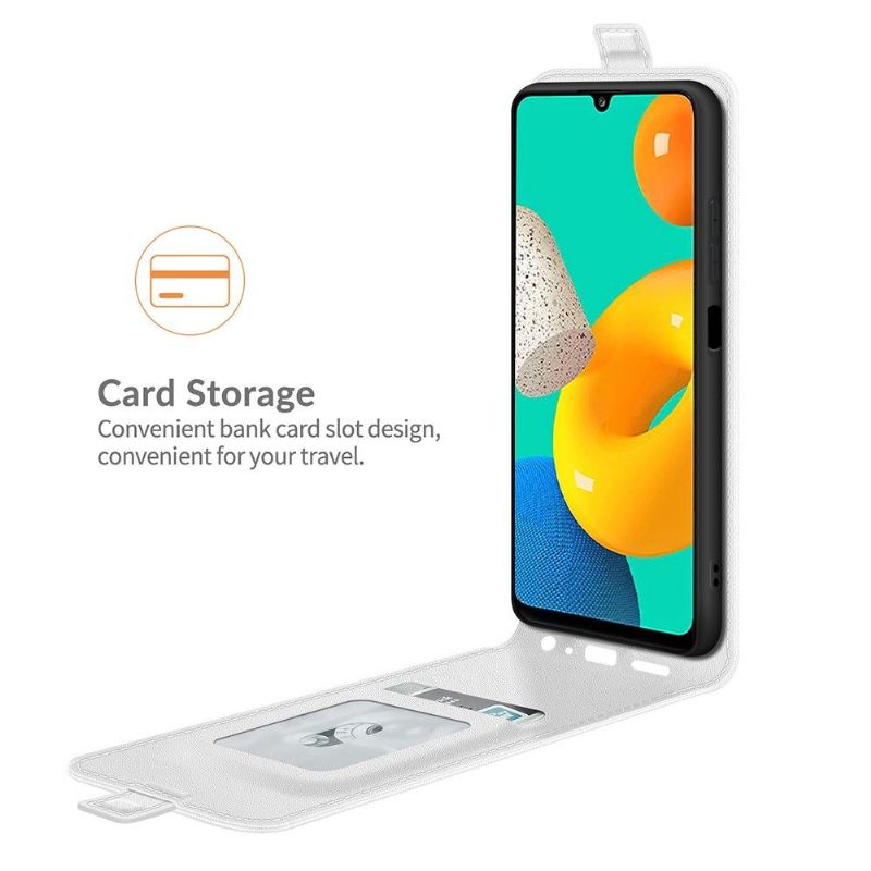 Flipové Pouzdro Na Samsung Galaxy M32 Kožené Pouzdro Vertikální Umělá Kůže