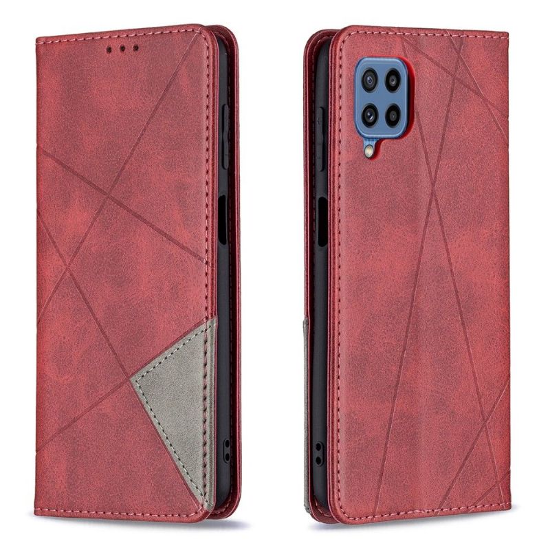 Flipové Pouzdro Na Samsung Galaxy M32 Kožený Držitel Karty Ve Stylu Célinia