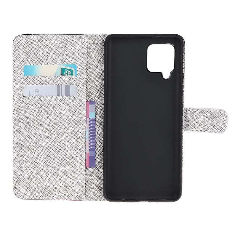 Flipové Pouzdro Na Samsung Galaxy M32 Květiny