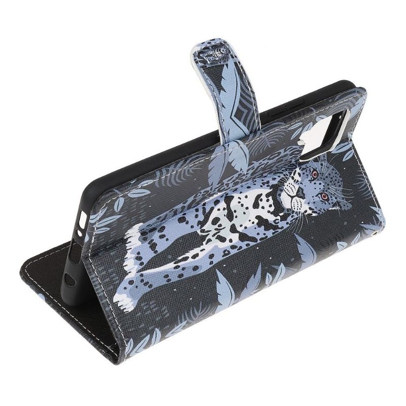 Flipové Pouzdro Na Samsung Galaxy M32 Leopard