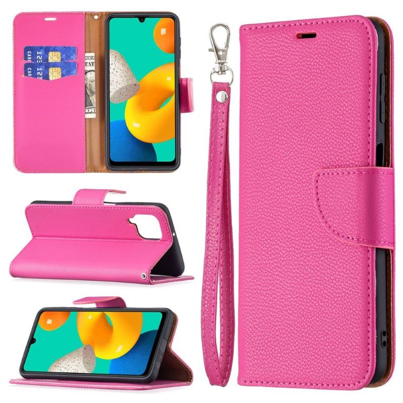 Flipové Pouzdro Na Samsung Galaxy M32 Marta Zrnitá Umělá Kůže