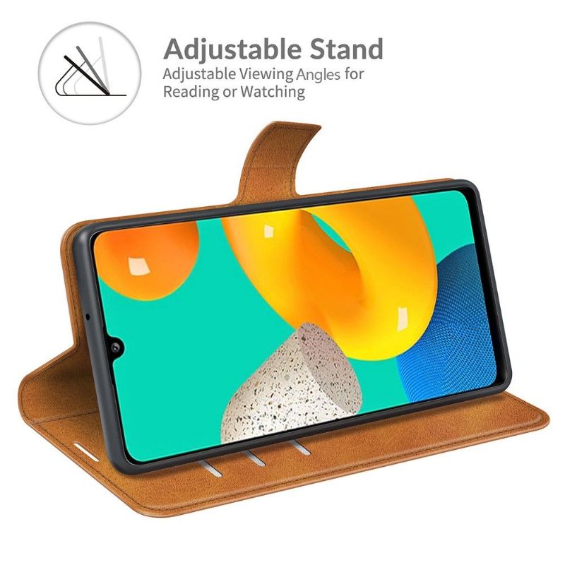 Flipové Pouzdro Na Samsung Galaxy M32 Peněženkové Pouzdro Styl Kůže