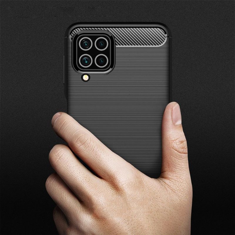 Kryt Na Samsung Galaxy M32 Flexibilní Kartáčovaný Efekt