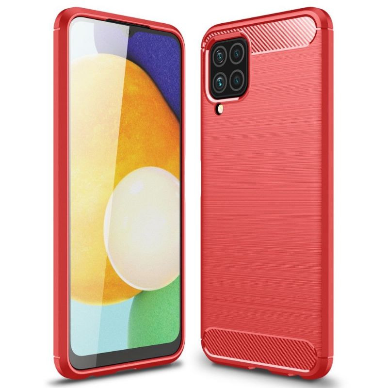 Kryt Na Samsung Galaxy M32 Flexibilní Kartáčovaný Efekt