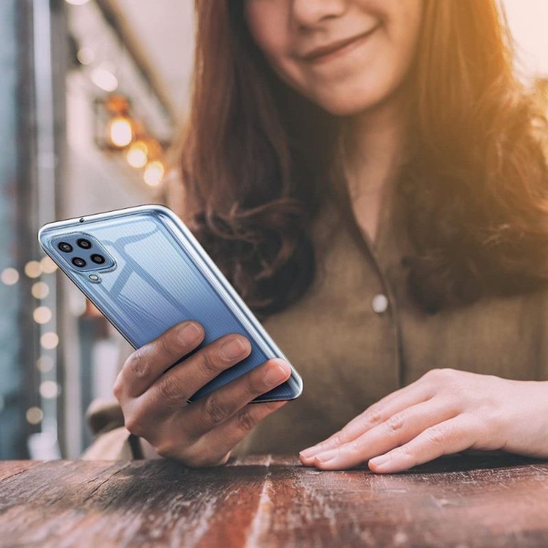 Kryt Na Samsung Galaxy M32 Ochranný + Ochranné Tvrzené Sklo
