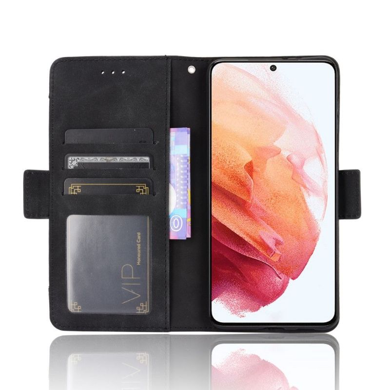 Kožené Pouzdro Na Samsung Galaxy S21 Plus 5G Premium S Držitelem Karty