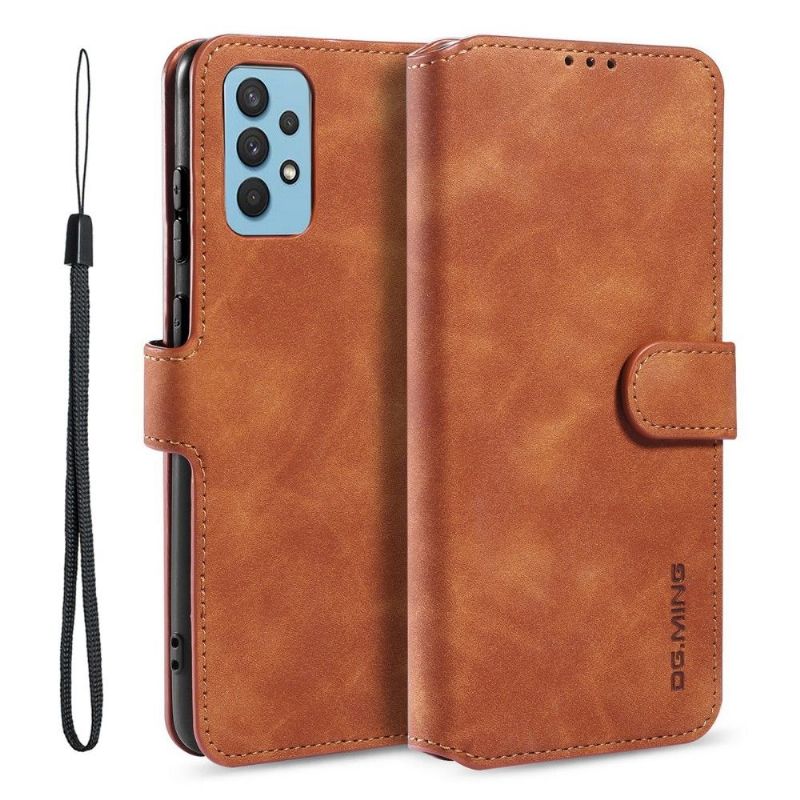 Kožené Pouzdro Na Samsung Galaxy S21 Plus 5G Retro Styl Dg Ming