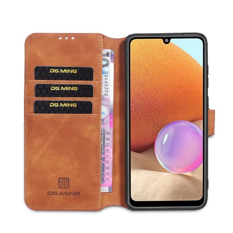 Kožené Pouzdro Na Samsung Galaxy S21 Plus 5G Retro Styl Dg Ming