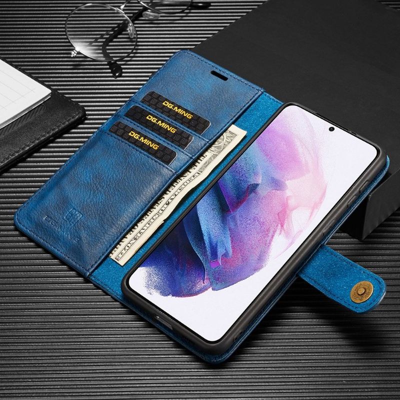Kryt Flipové Pouzdro Na Samsung Galaxy S21 Plus 5G Ochranný 2v1 Odnímatelné