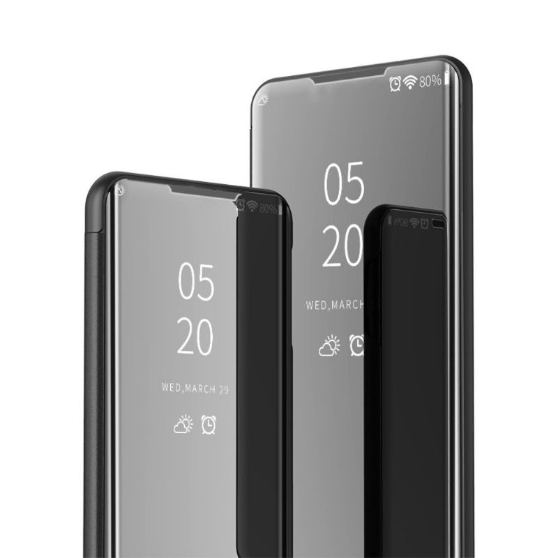 Kryty Na Mobil Na Samsung Galaxy S21 Plus 5G Flipové Pouzdro Zrcadlový Efekt
