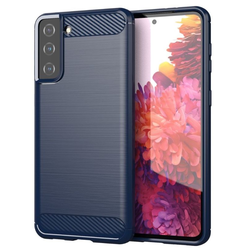 Kryty Na Mobil Na Samsung Galaxy S21 Plus 5G Silikonový Kartáčovaný Efekt