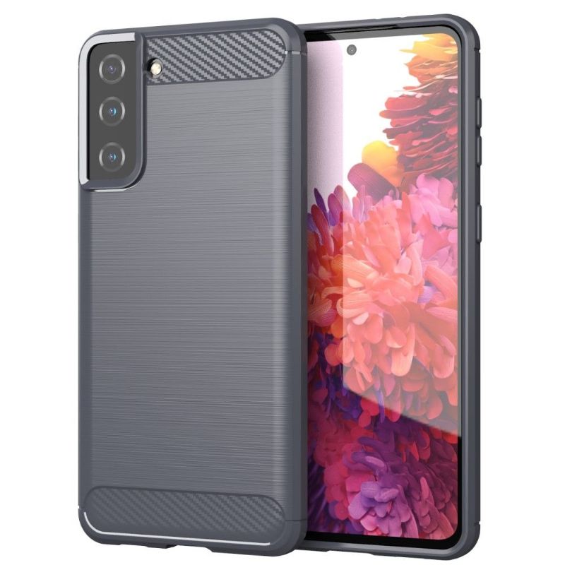Kryty Na Mobil Na Samsung Galaxy S21 Plus 5G Silikonový Kartáčovaný Efekt