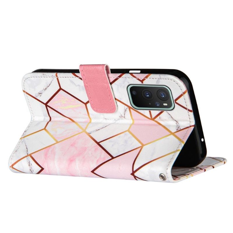 Flipové Pouzdro Na OnePlus 9 Elegantní Geometrie