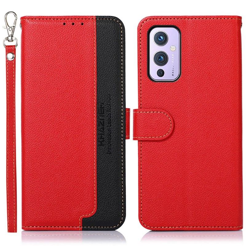 Flipové Pouzdro Na OnePlus 9 Khazneh Odkryté Švy