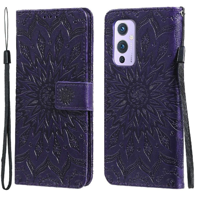 Flipové Pouzdro Na OnePlus 9 Kožený Efekt Junny
