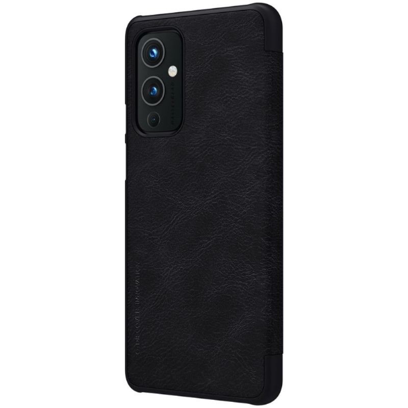 Flipové Pouzdro Na OnePlus 9 Kožený Efekt Řady Qin