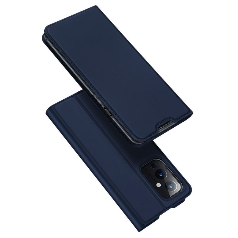Flipové Pouzdro Na OnePlus 9 Obchodní Saténový Efekt