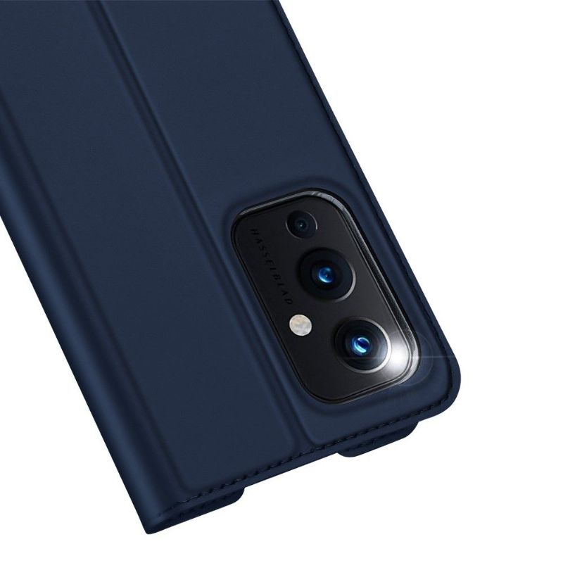 Flipové Pouzdro Na OnePlus 9 Obchodní Saténový Efekt