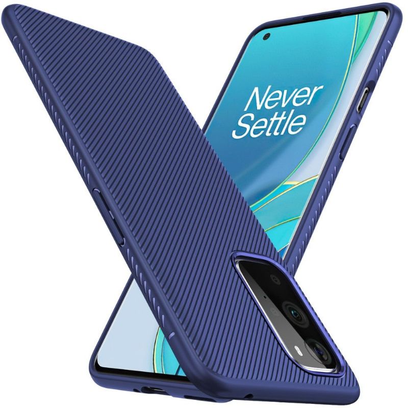 Kryt Na OnePlus 9 Silikonový Pruhovaný Efekt