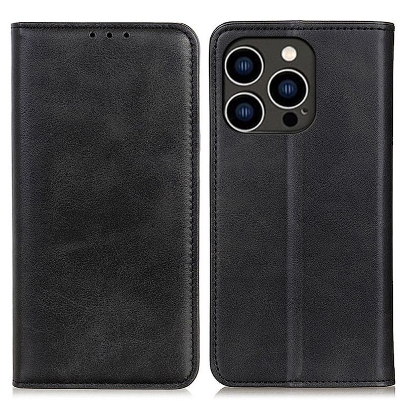 Kožené Pouzdro iPhone 16 Pro Klasický Design