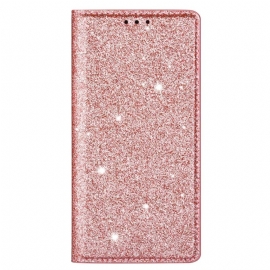 Kožené Pouzdro iPhone 16 Pro Kryty Na Mobil Třpytky