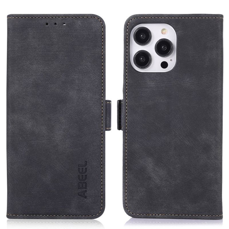 Kožený Kryt iPhone 16 Pro Retro Abeel