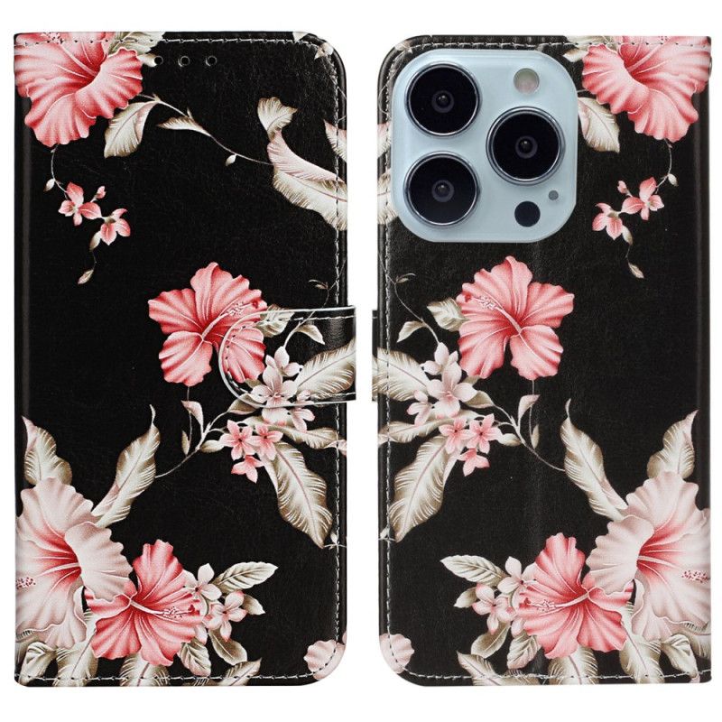 Kožený Kryt iPhone 16 Pro Různé Vzory