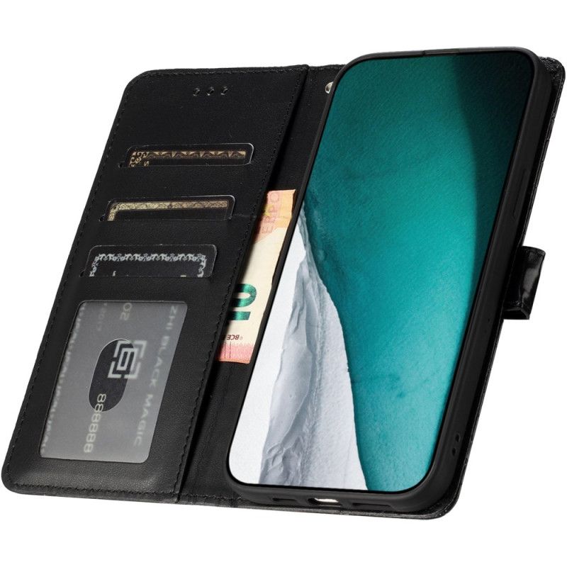 Kožený Kryt iPhone 16 Pro Styl Krokodýl S Popruhem