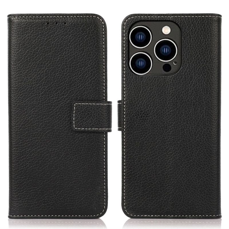 Kožený Kryt iPhone 16 Pro Texturovaný Povrch