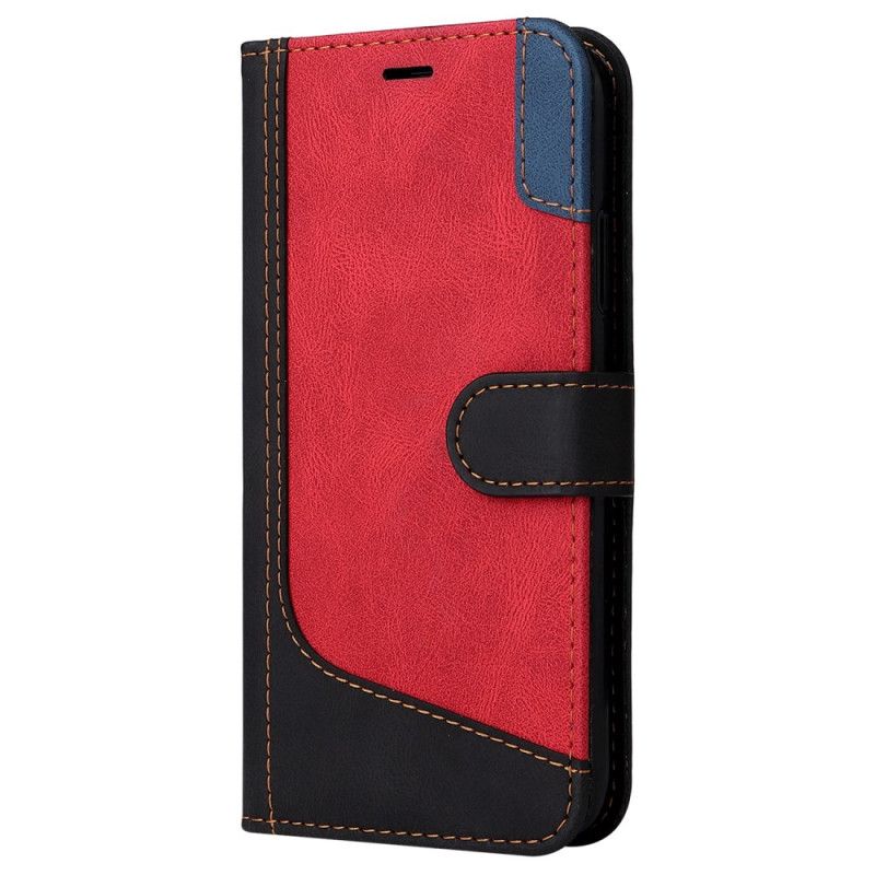 Kožený Kryt iPhone 16 Pro Trikolóra S Páskem