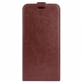 Kožený Kryt iPhone 16 Pro Vertikální Klapka