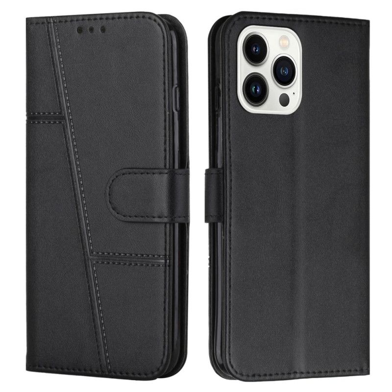 Kožený Kryt Na iPhone 16 Pro Podnikání V Lanière
