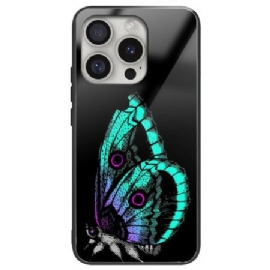 Kryt Na iPhone 16 Pro Tvrzené Sklo Green Butterfly