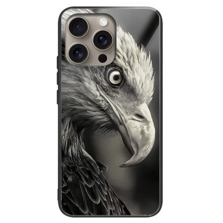 Kryt Na iPhone 16 Pro Vzor Orla Z Tvrzeného Skla