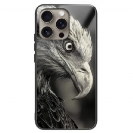Kryt Na iPhone 16 Pro Vzor Orla Z Tvrzeného Skla