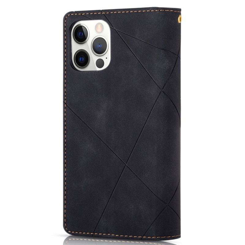 Peněženková Pouzdra iPhone 16 Pro Kryty Na Mobil Geometrický Vzor Peněženky