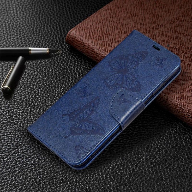 Flipové Pouzdro Na Samsung Galaxy M11 Motýli Podpůrných Funkcí