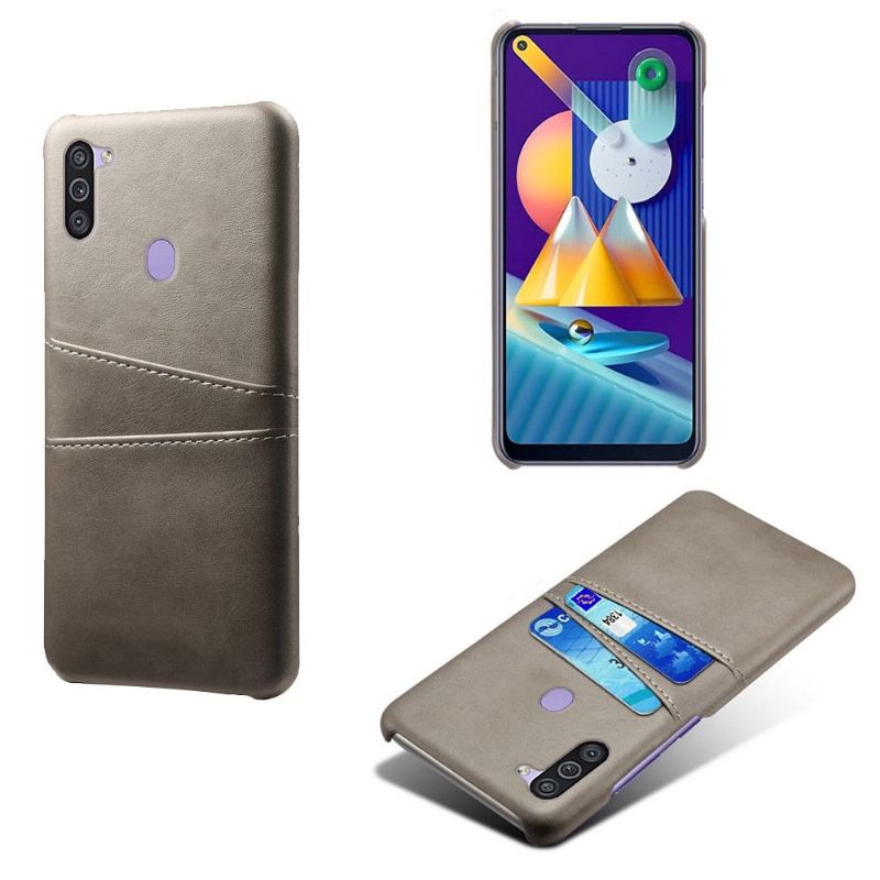 Kryty Na Mobil Na Samsung Galaxy M11 Držák Karet S Efektem Melody Leather