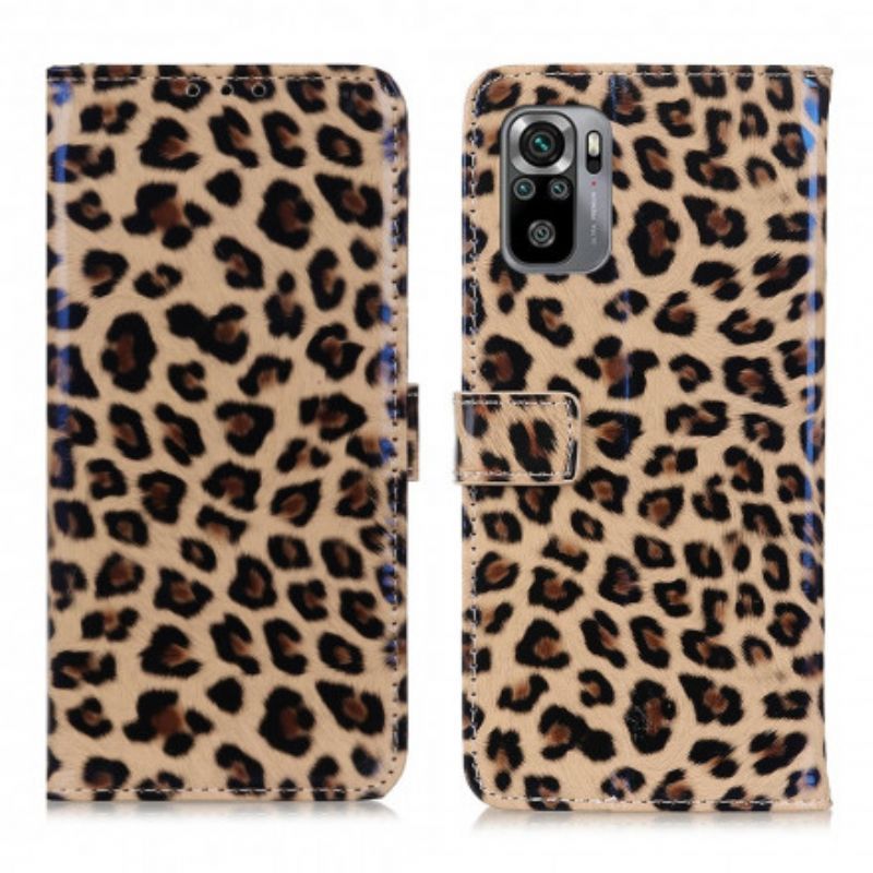 Flipové Pouzdro Na Poco M5s Leopard