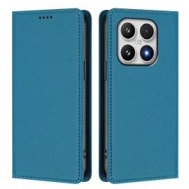 Kožené Pouzdro Folio Na Xiaomi 17 Magnetické Zapínání A Ochrana Rfid