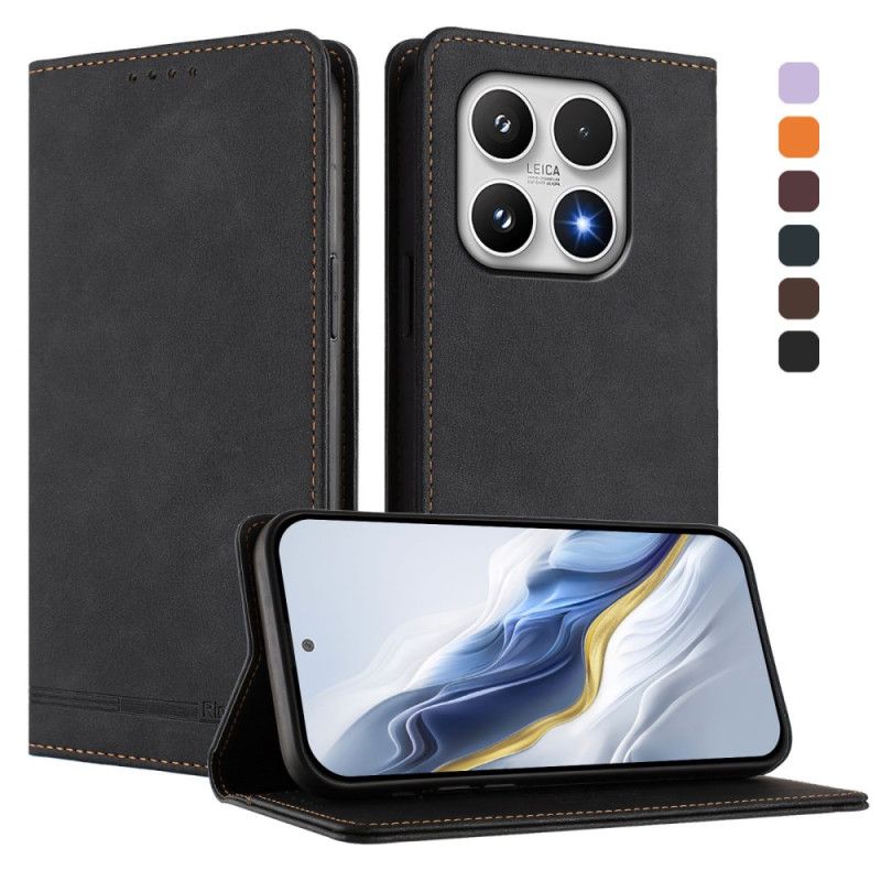 Kožené Pouzdro Folio Na Xiaomi 17 Rinacasis