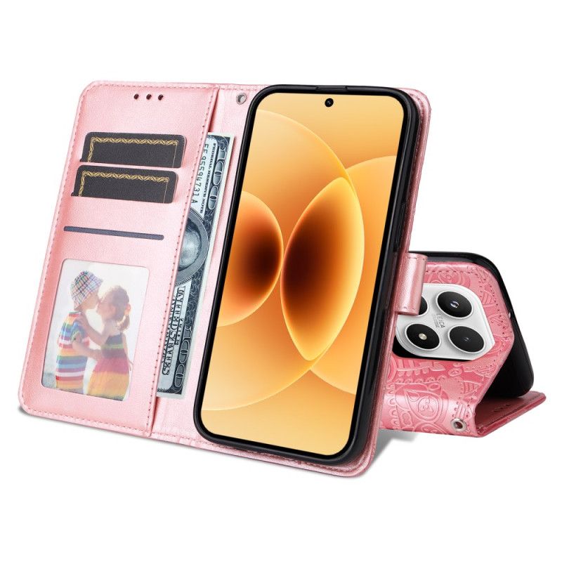 Kožený Kryt Xiaomi 17 Báječná Mandala